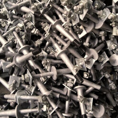 Long Shark / Short Shark Forged steel Crossarm Insulator Pin with Nylon thread For line hardware