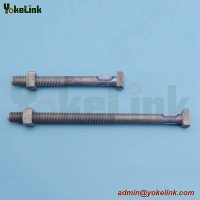 High Quality Forged Steel ASME B18.2.6 machine bolt For Electrical Utilities Hardware