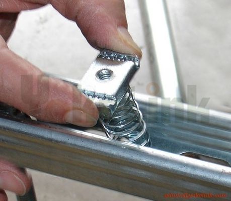 Factory price  Zinc plated M12 Long Spring Channel Nut For strut channel