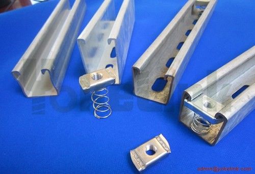 Factory price  Zinc plated M12 Long Spring Channel Nut For strut channel