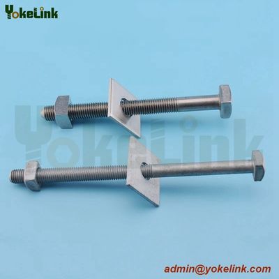 High Quality Forged Steel ASME B18.2.6 machine bolt For Electrical Utilities Hardware