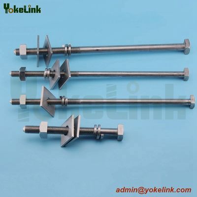 Made In China 304 Stainless Steel ASME B18.2.1 square machine bolt for Pole Line Hardware