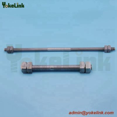 heavy duty galvanized mild steel Double Arming Bolts