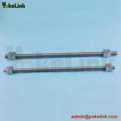 Double-Arming Bolts full thread furnished with four square nut