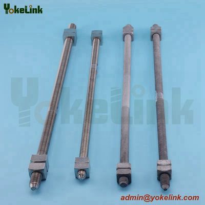 Double-Arming Bolts full thread furnished with four square nut