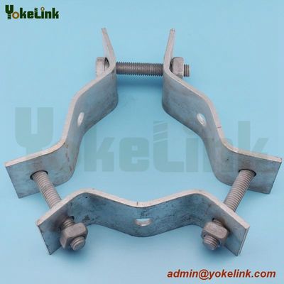 Galavnized Strap Style Adjustable Pole Bands