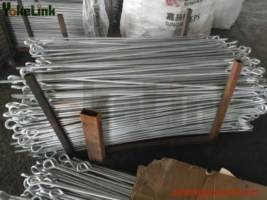 Forged Thimble Eye Anchor Rod Earth Screw Anchor Rod Hot dip galvanized