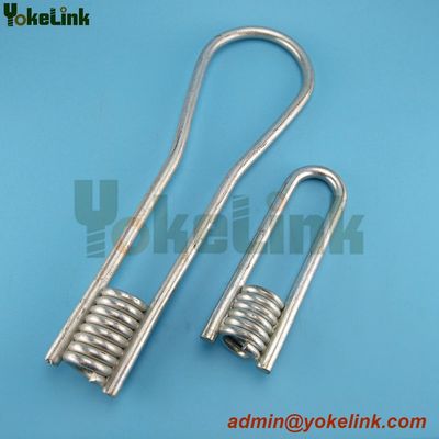 Single flared coil loop inserts for construction form HDG carbon steel
