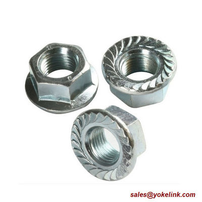 Stainless Steel Flange Locknut Hex Flange Nut for Solar Panel Installation