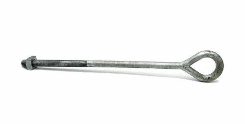 5/8" X 6 ' Oval Eye Bolt Utility Pole Anchor Rod