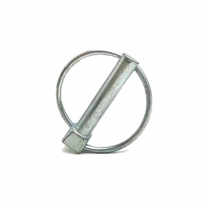 5/16'' Lynch Pin Lock Safety Linch Pins Carbon Steel White Zinc Effective Length 1-3/4'' For trailer Truck and Excavators