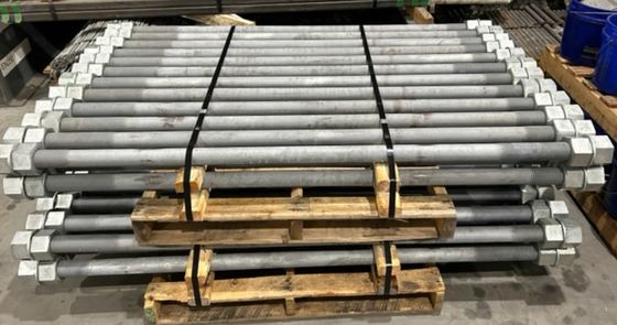 Heavy Structural Bolt F1554 Grade 36/ 55/ 105 Anchor Bolt Staight Type For Industrial Construction