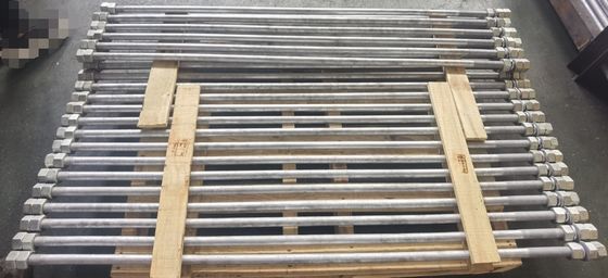 ASTM F1554 Grade105 Anchor Rod Galvanized With DH Nut Washer