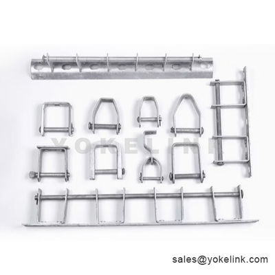 2,3,4 Hot DIP Galvanized Electric Power Accessories Spool Secondary Rack For Poleline Hardware