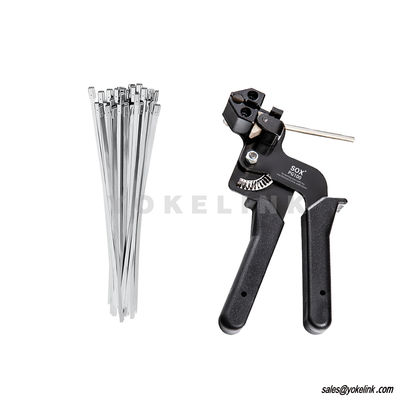 Heavy Steel Metal Zip Tie Cutter Tightener Fastening Cutting up to 12mm Stainless Steel Cable Tie Gun for Outdoor