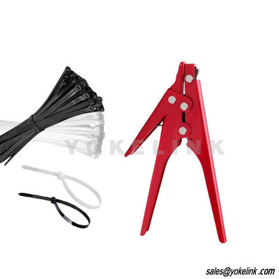 Heavy-Duty Zip Plastic Nylon Cable Tie Gun Cutting Width 2.4-9mm Cable Tie Fastening Tool HS-519 Cable Tie Gun