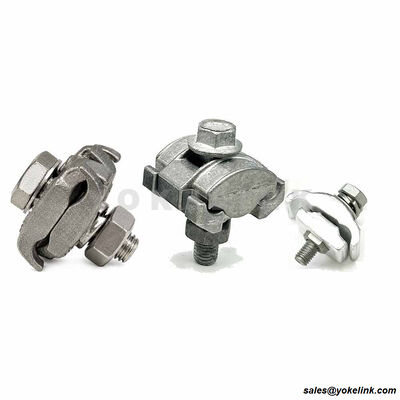 Tin Plated Copper Parallel Groove Clamp, 8-2/0 AWG Aluminum/Stranded Copper Conductor