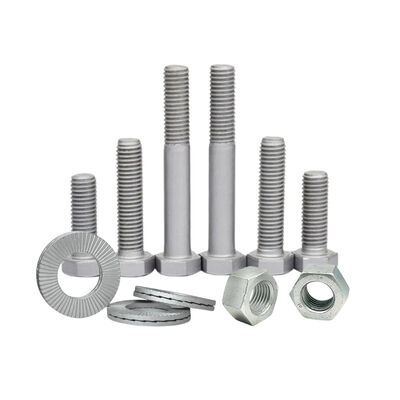 Black Oxide EN 14399-4 HV Bolts Nuts Steel Construction Bolts