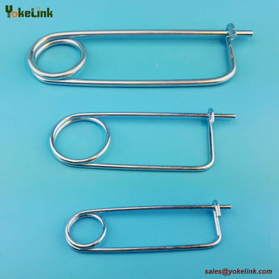 Spring Wire Coiled Tension Safety Pin, Small body Diaper Pin ,Zinc Finish Safety Pin Wire