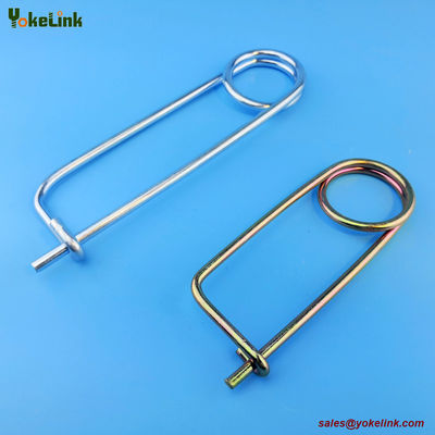 Carbon steel Spring Wire Coiled Tension Safety Pin, Diaper Pin Zinc Finish Safety Pin Wire