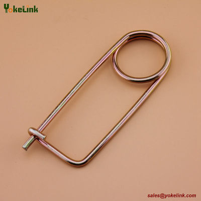 3/8" Spring Wire Coiled Tension Safety Pin, Diaper Pin Zinc Finish Safety Pin Wire