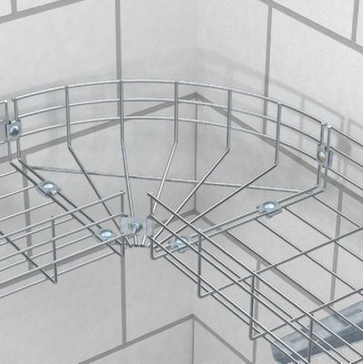 Zinc Plating Wire mesh cable tray connector for cable tray system