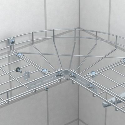 Zinc Plating Wire mesh cable tray connector for cable tray system