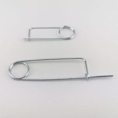 Zinc plating Spring Wire Coiled Tension Safety Pin,  Safety Pin Wire