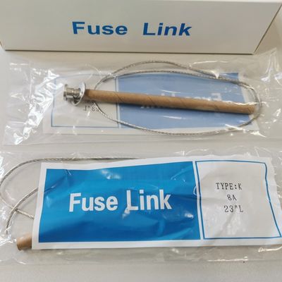 8A K type, T type, 11kv 33kv Button Head Fuse Link For Drop Out Fuses