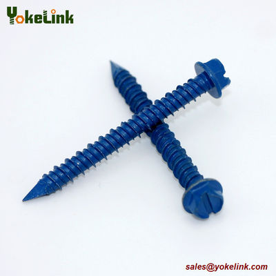 3/16" Hex Washer Head Concrete Screw Hi-Lo Thread Screws Ruspert Tapcon Screw