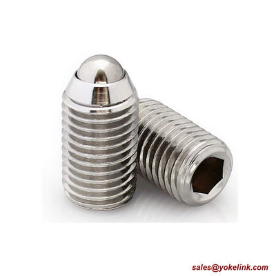 ASME B18.3, Alloy Steel, Stainless Steel Socket Set screws with Ball Point, Nylok patch