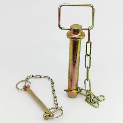 Swivel Handle Forged Hitch pins 1/2" with lynch pin for farm Tractors and Trailers