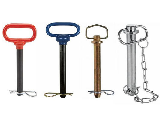 Swivel Handle Forged Hitch pins 1" with lynch pin for farm Tractors and Trailers
