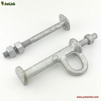 Galvanized Tower Pole Step 3/4" with Nut for Transmission Tower