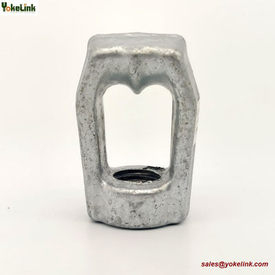 Forged Twin Eye Nut 3/4" Double Thimble Eye Nut for Poleline Hardware