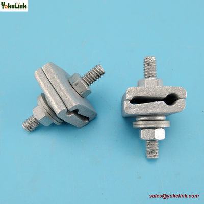 Galvanized D Cable Lashing Wire Clamp 1/4" to 7/16" Strand