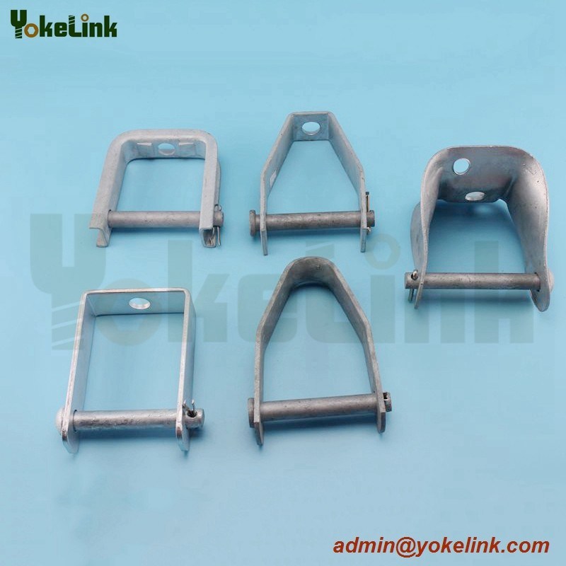 Used for Electric Power Fitting Hot Dip Galvanized Deaded Clevis D iron Bracker HDG Cross Arm Clevis Secondary