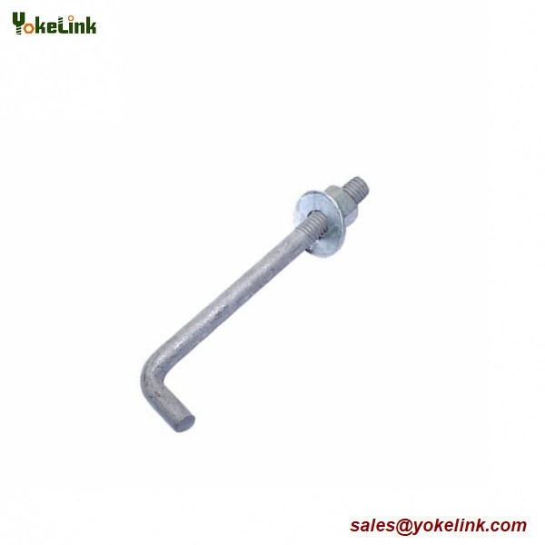 Astm F1554 Gr 36 55 105 Anchor Bolts Foundation Bolts L Type M16 M20 M22