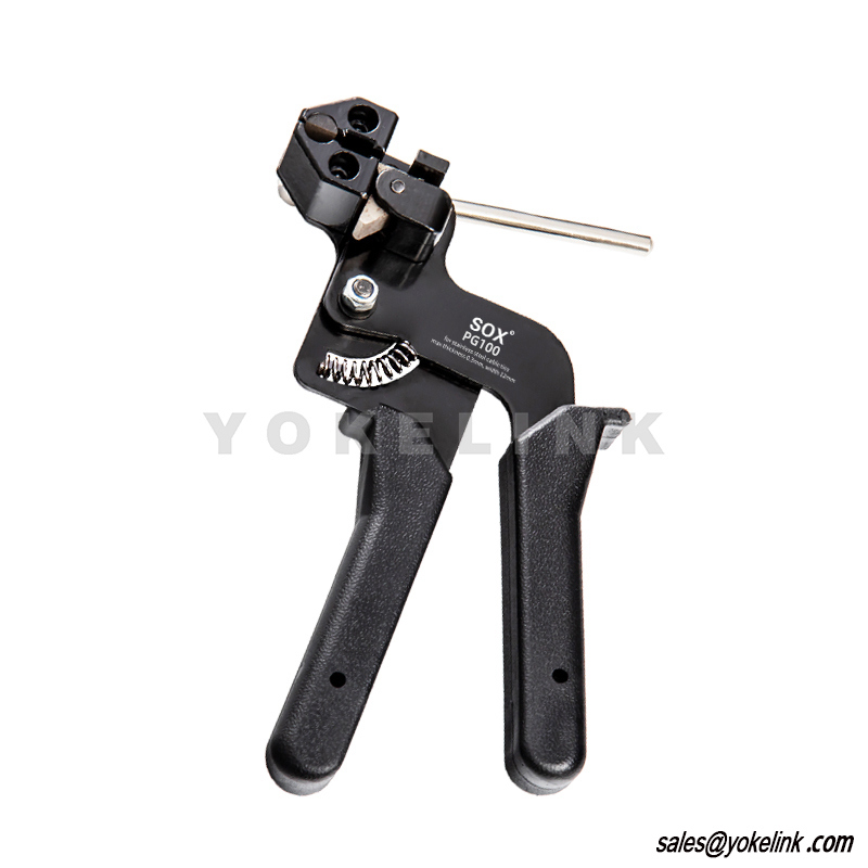 Tensioning & Cutting Fastening Tools Stainless Steel Zip Tie Tightener Wrap Tool Nylon Plastic Steel Cable Tie Gun