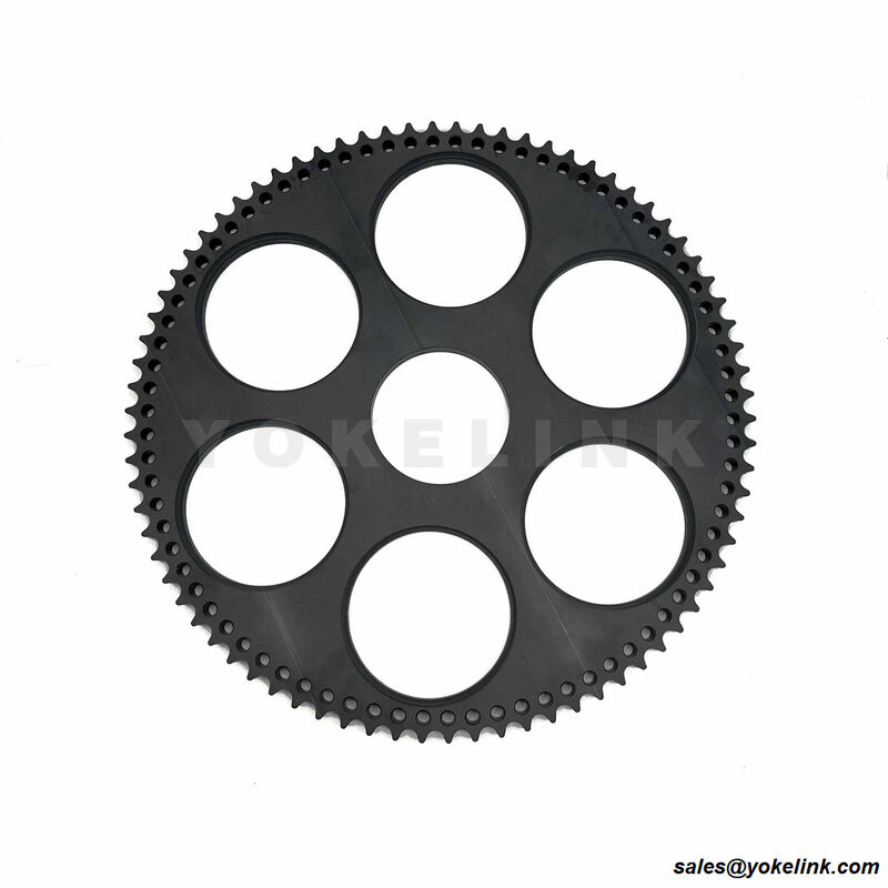 Black UHMW-PE CNC Cutting Machining Wear-Resistant Bearing Gears Custom Sizes