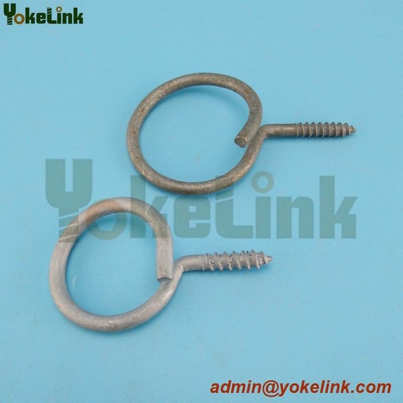 hot dip galvanized carbon steel Bridle Rings for Low-Voltage Cable Support