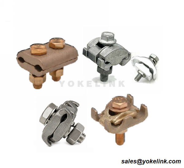 Tin Plated Copper Parallel Groove Clamp, 8-2/0 AWG Aluminum/Stranded Copper Conductor