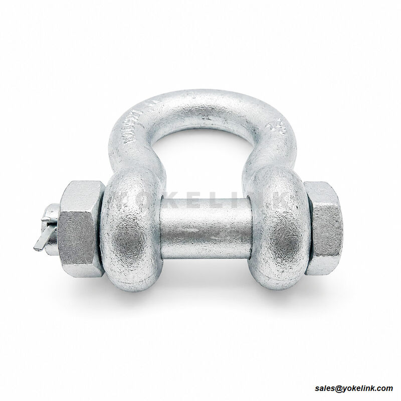 Utility Transmission Line Anchor Shackle | Forged Carbon Steel | ASME B30.26 Anchor Shackle