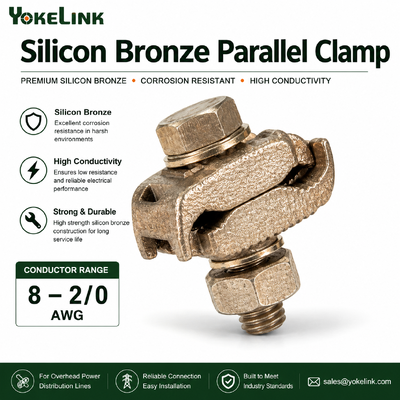 Abrazadera Paralela de Cobre y Aluminio Universal | Abrazaderas Conectoras de Cables Eléctricos