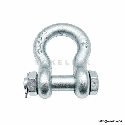 Grilleta de Anclaje Forjada en Caliente | RR-C-271 Aparejo de Alta Resistencia | Grilleta de Arco ASME B30.26