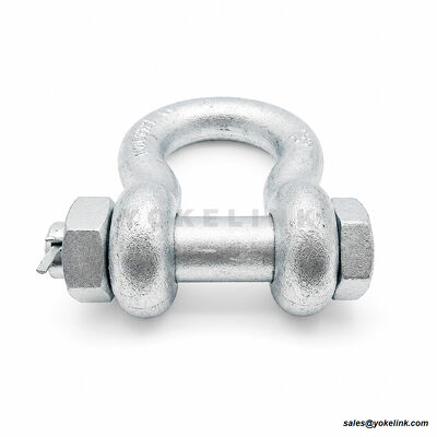 Grillete de anclaje para línea de transmisión de servicios públicos | Acero al carbono forjado | Grillete de anclaje ASME B30.26