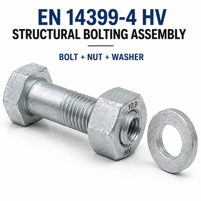 Tornillo de control de tensión HRC EN14399-10 con cabeza de cazo